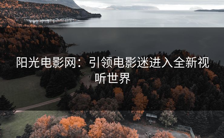 阳光电影网：引领电影迷进入全新视听世界