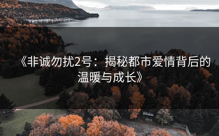 《非诚勿扰2号：揭秘都市爱情背后的温暖与成长》