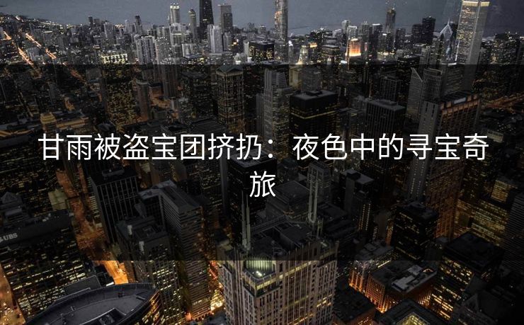 甘雨被盗宝团挤扔：夜色中的寻宝奇旅